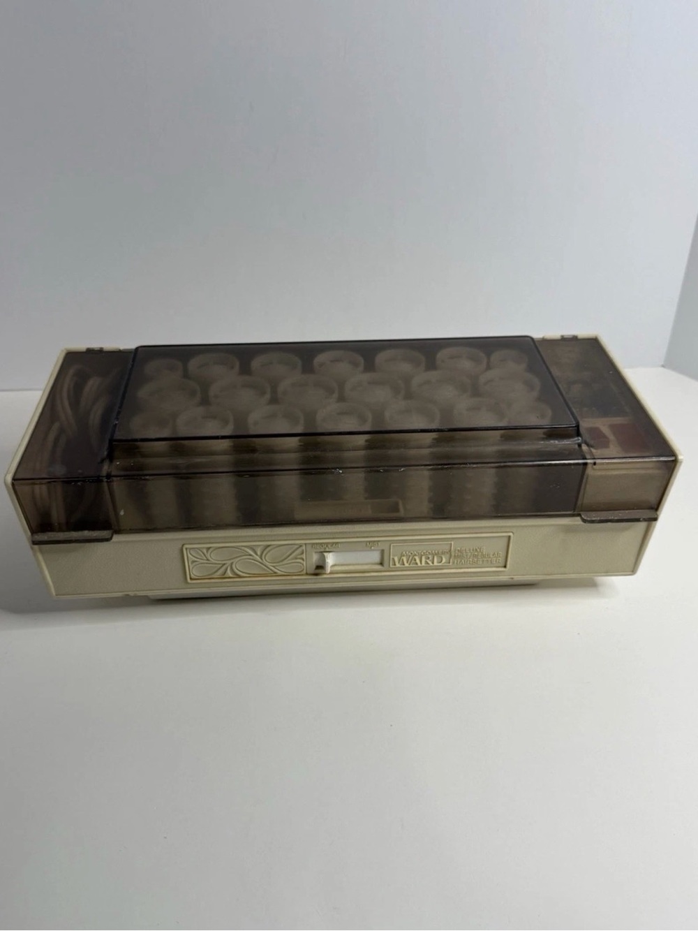 Vintage Montgomery Ward Deluxe Mist Hairsetter 20 Roller Set Tested Working